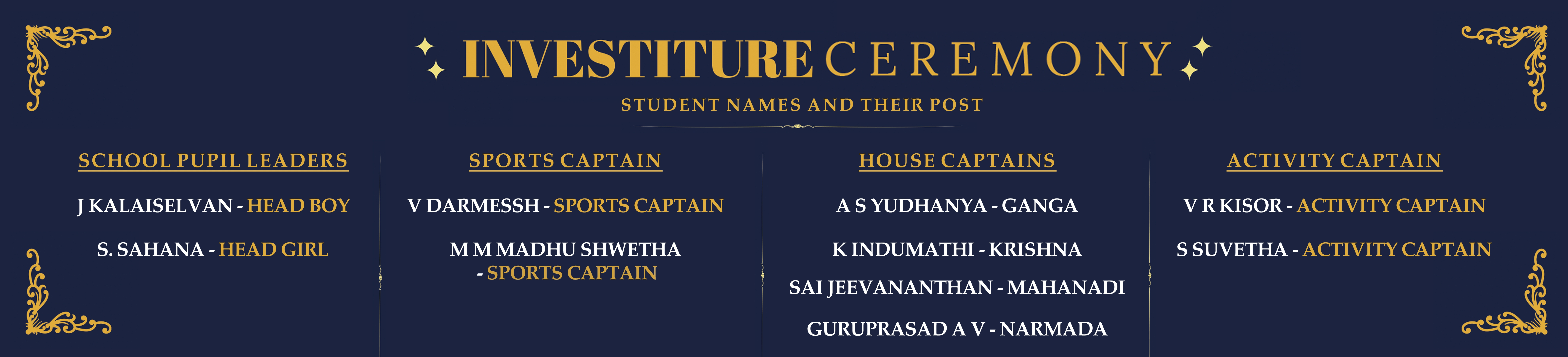 Investiture Ceremony