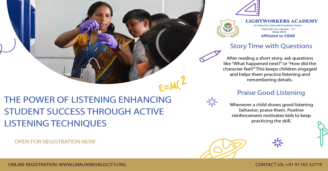 The Power of Listening: Enhancing Student Success through Active Listening Techniques The Power of Listening: Enhancing Student Success through Active Listening Techniques