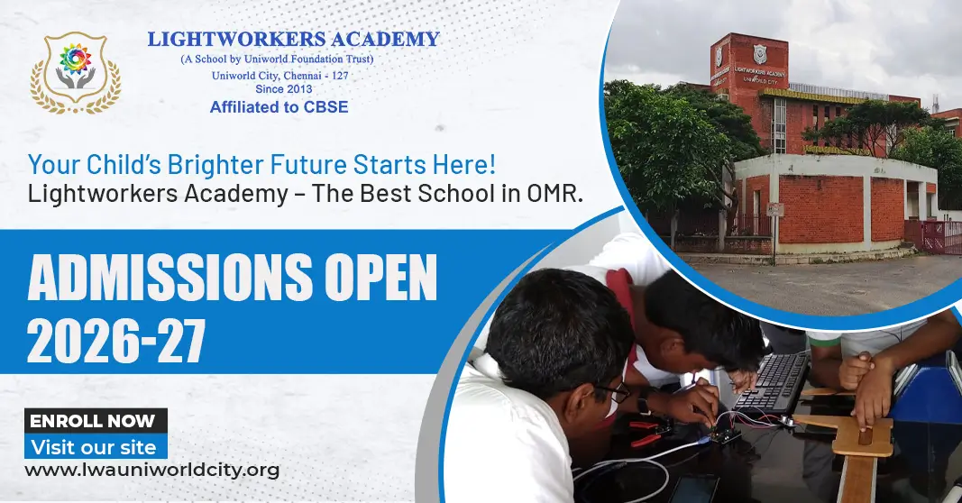 Admissions 2026: Join the Most Vibrant Learning Community in the Heart of OMR Admissions 2026: Join the Most Vibrant Learning Community in the Heart of OMR