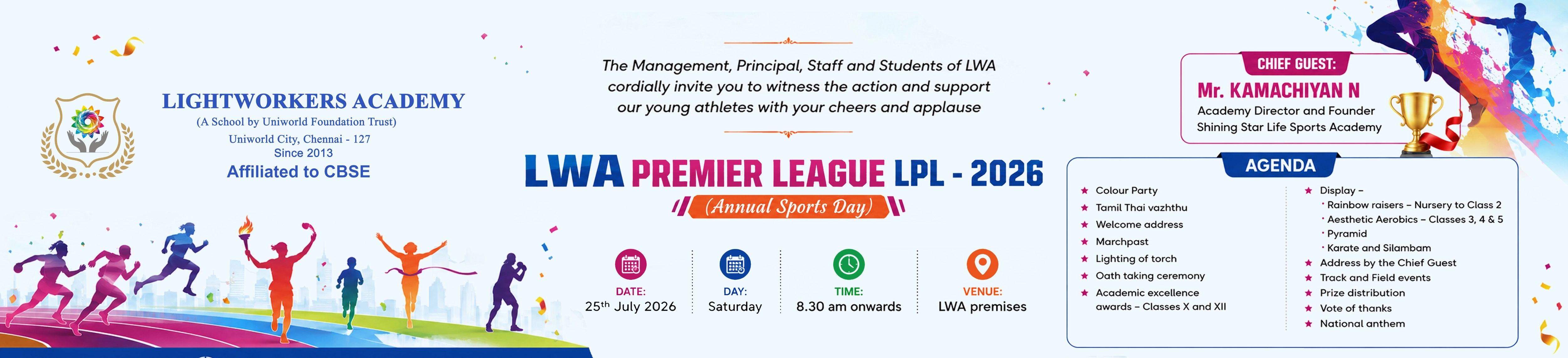 Annual Sports Day 2026 — Lightworkers Academy Chennai